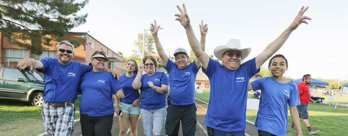 Employees in Relay for Life