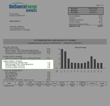 UES Bill Sample 3