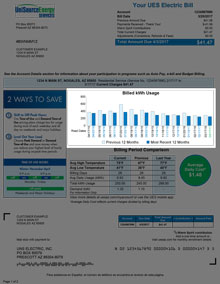 Billed kWh Usage