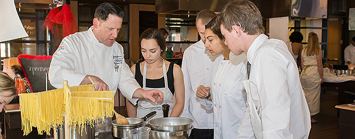 Teaching how to cook