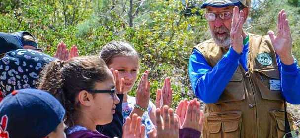 Teaching kids outdoors