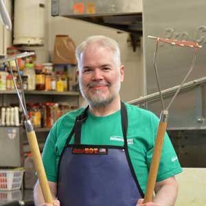 Cooking at Family Food Center