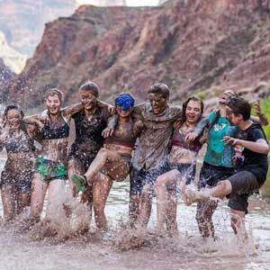 UES-Grand-Canyon-Youth-Photo Playing in the mud